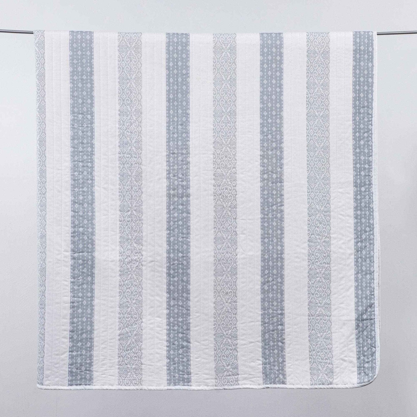 3-Piece Stripe Quilt - Adele Collection