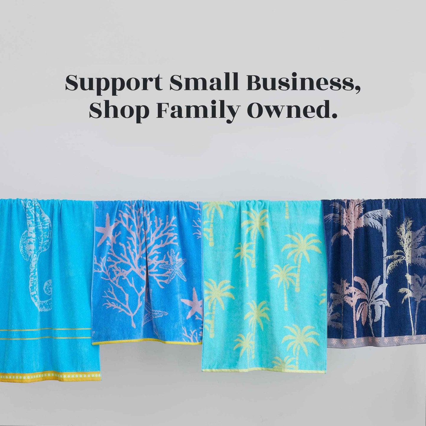 2 Pack 100% Cotton Jacquard Beach Towels - Playa Collection