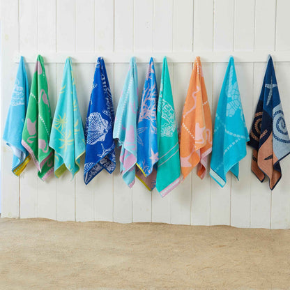 2 Pack 100% Cotton Jacquard Beach Towels - Playa Collection