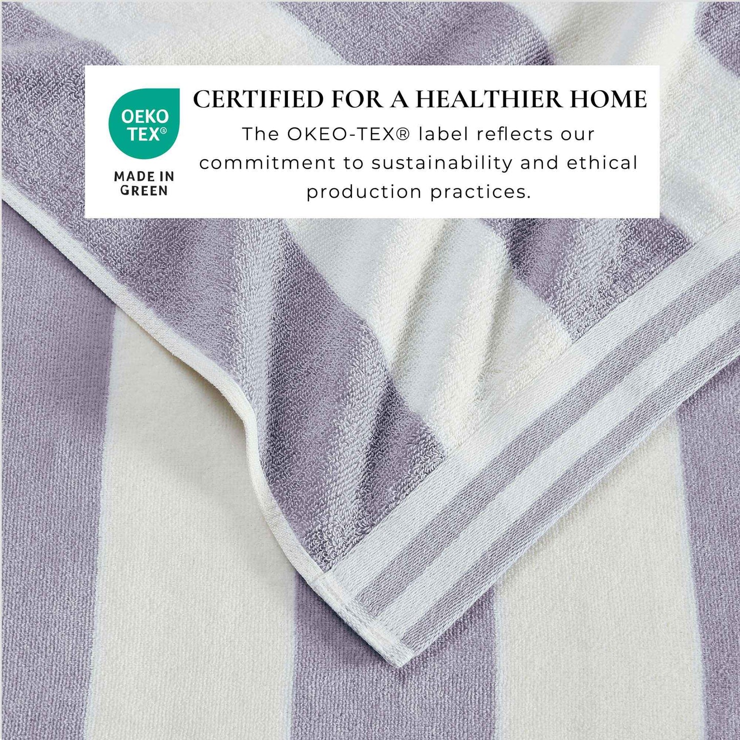 4 Pack Striped Cabana Oversized Beach Towel - Edgartown
