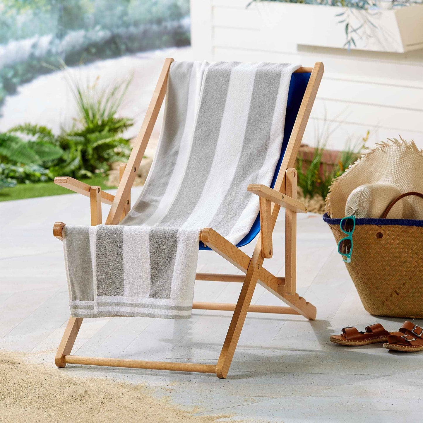 4 Pack Striped Cabana Oversized Beach Towel - Edgartown