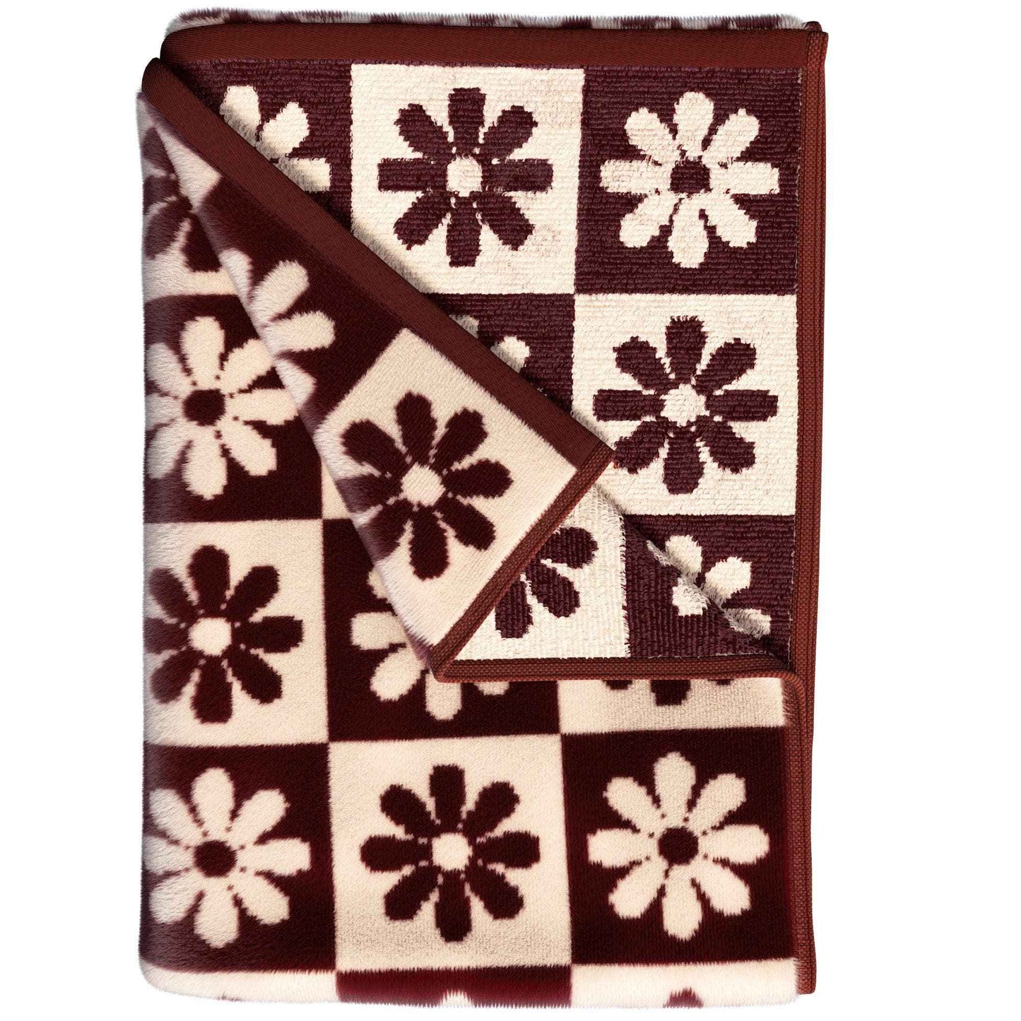Oversized Retro Printed Beach Towel - St. Barts Collection