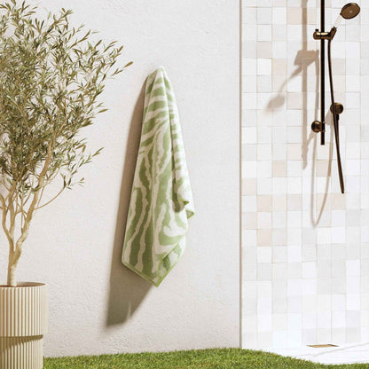 Oversized Retro Printed Beach Towel - St. Barts Collection