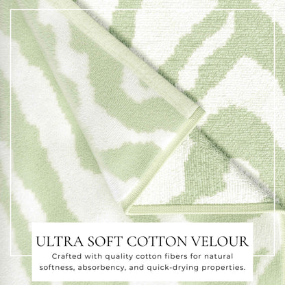 Oversized Retro Printed Beach Towel - St. Barts Collection