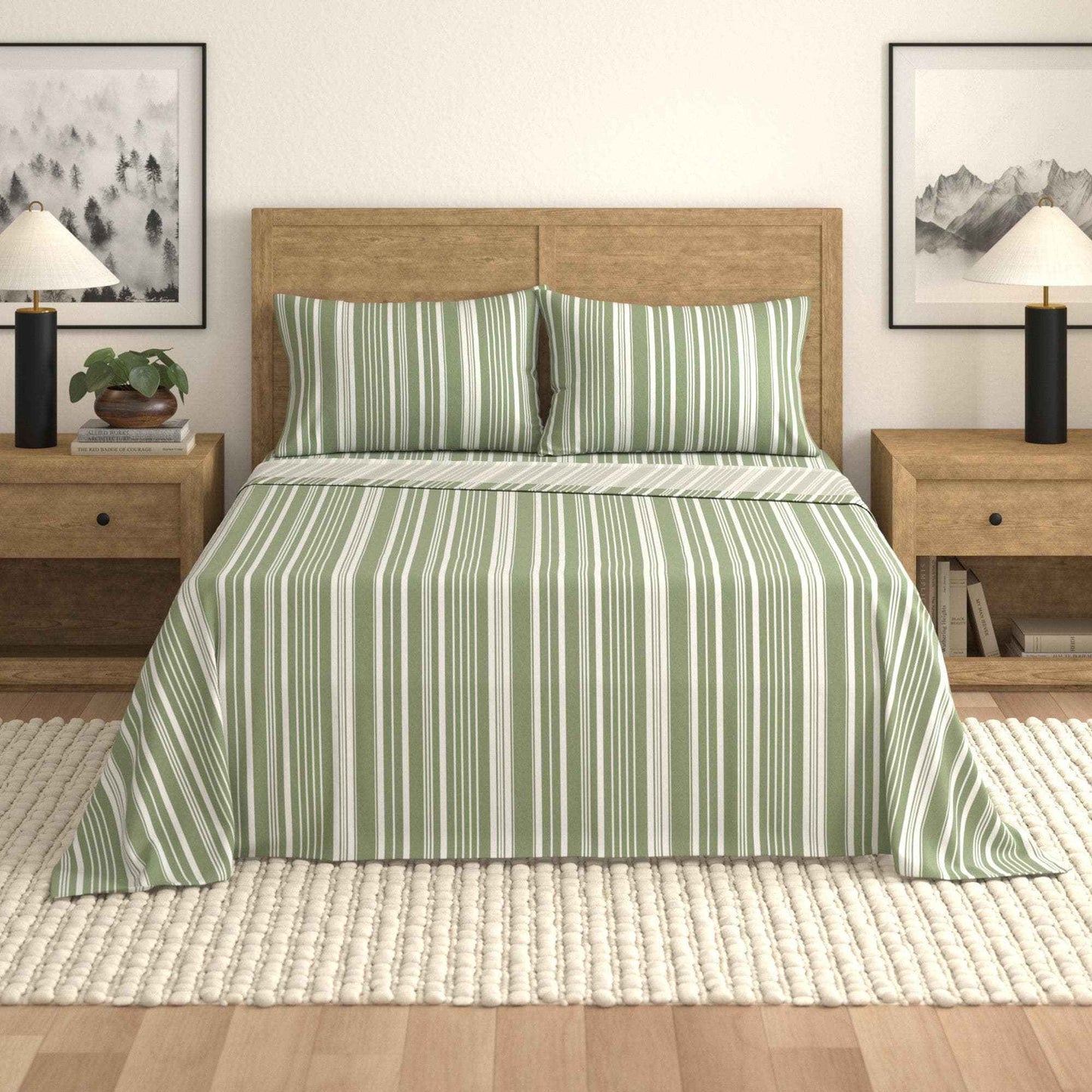 Striped Sheet Set - Elouise Collection