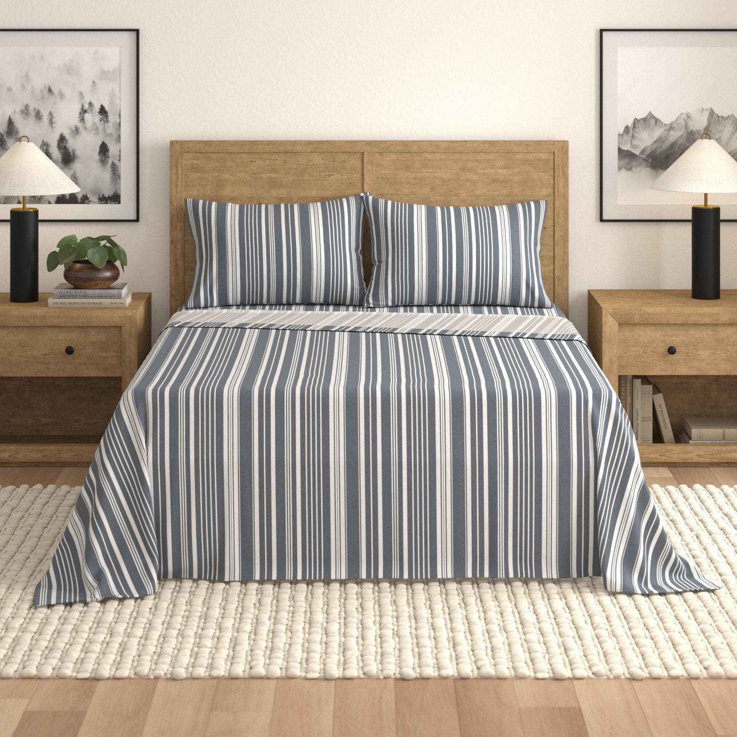 Striped Sheet Set - Elouise Collection