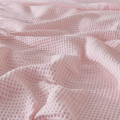 100% Cotton Waffle Weave Blanket - Mikala Collection