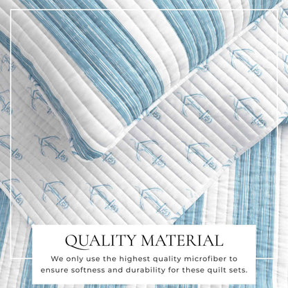 3-Piece Coastal Quilt - Casco Bay Collection