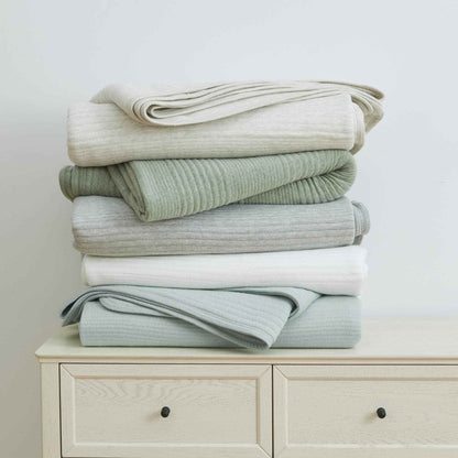 3 Piece Jersey Knit Quilt Set - Natalie Collection