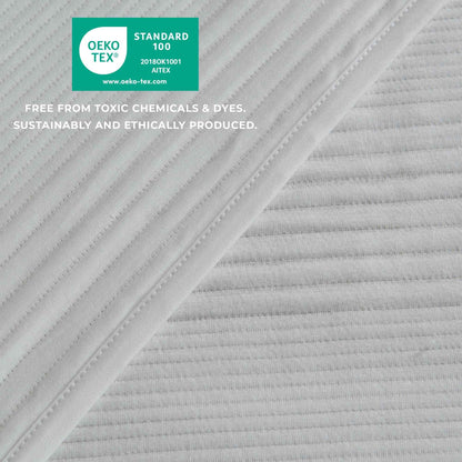 3 Piece Jersey Knit Quilt Set - Natalie Collection