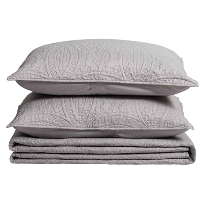 3-Piece Oversized Medallion Quilt Set - Clara Collection