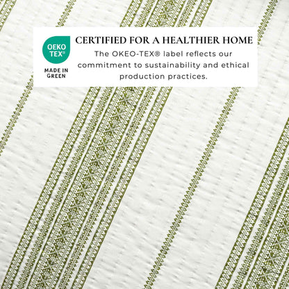 3-Piece Stripe Quilt - Wesley Collection