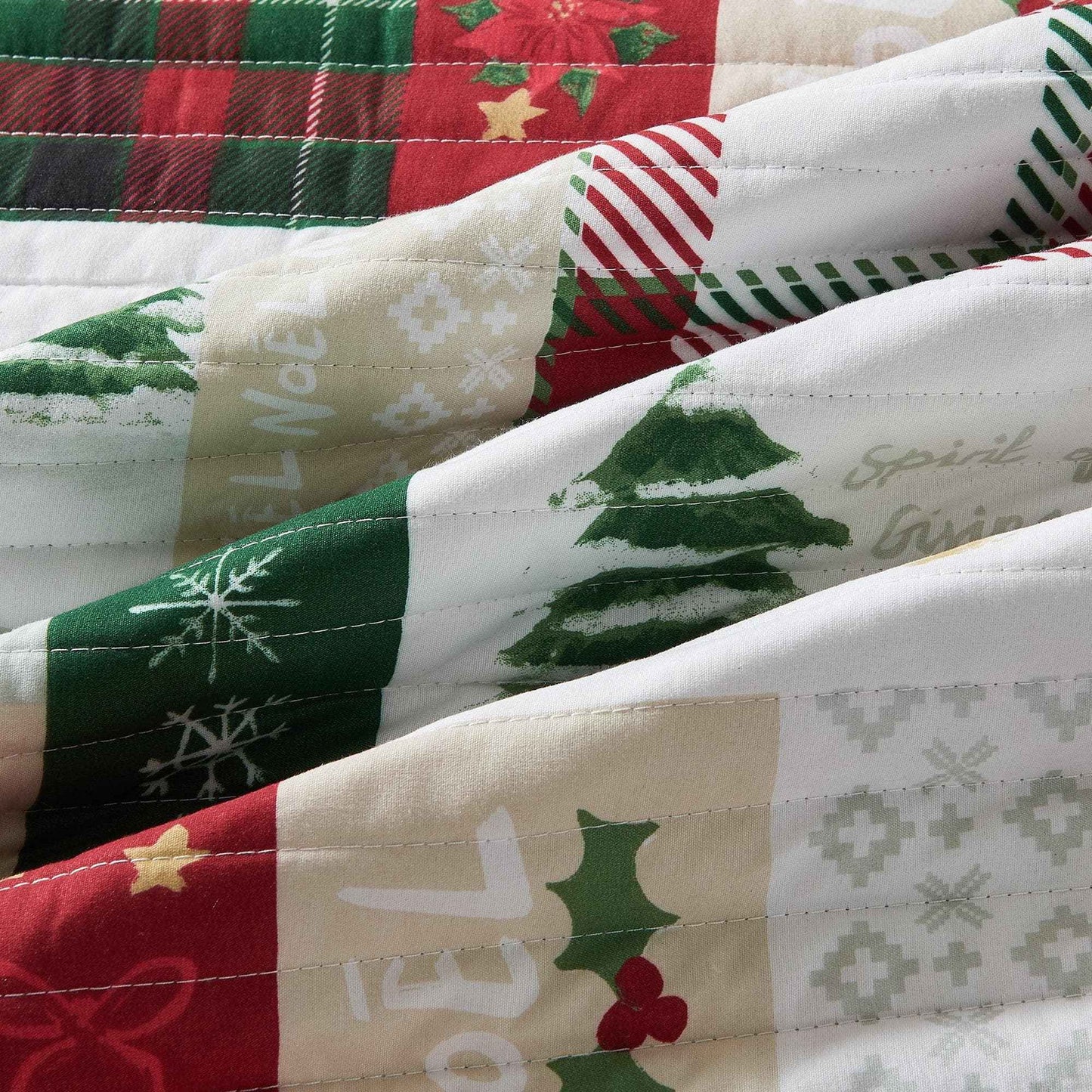 Colorful Holiday Quilt Set - Midnight Magic Collection