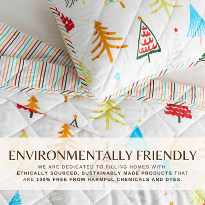 Colorful Holiday Quilt Set - Midnight Magic Collection