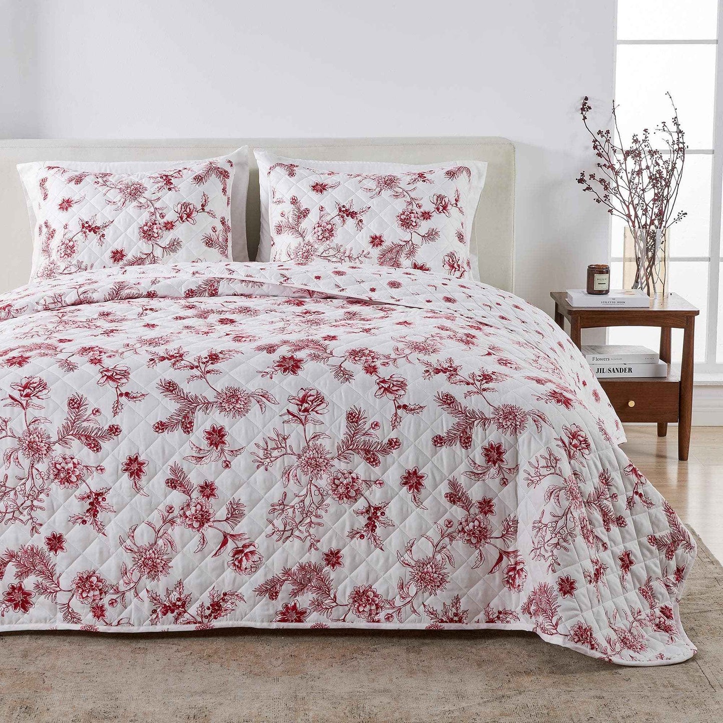 Colorful Holiday Quilt Set - Midnight Magic Collection