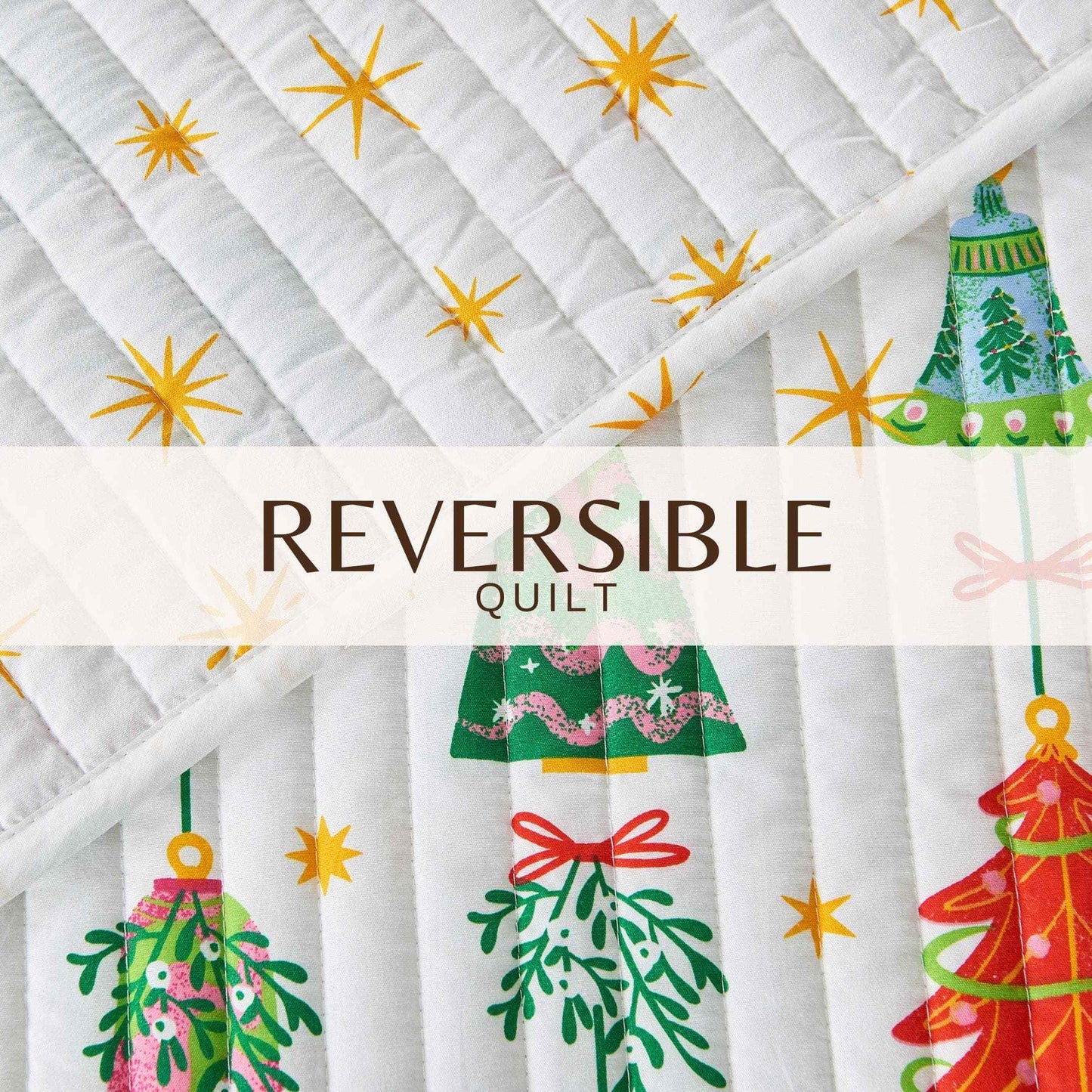 Colorful Holiday Quilt Set - Midnight Magic Collection