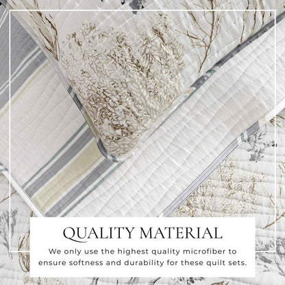 Coral Sea Maze Coastal Quilt Set - Newcomb Collection