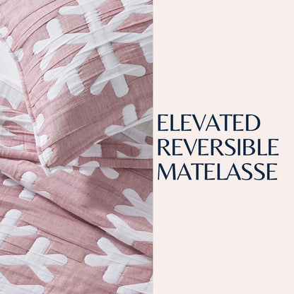 Matelassé Snowflake Quilt Set - Nino Collection