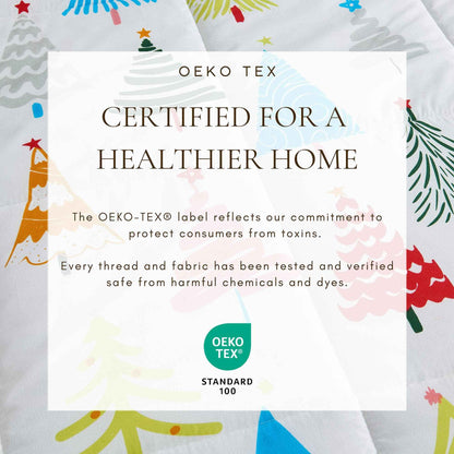 Reversible Christmas Comforter and Sham Set - Holiday / Lodge Odette Collection