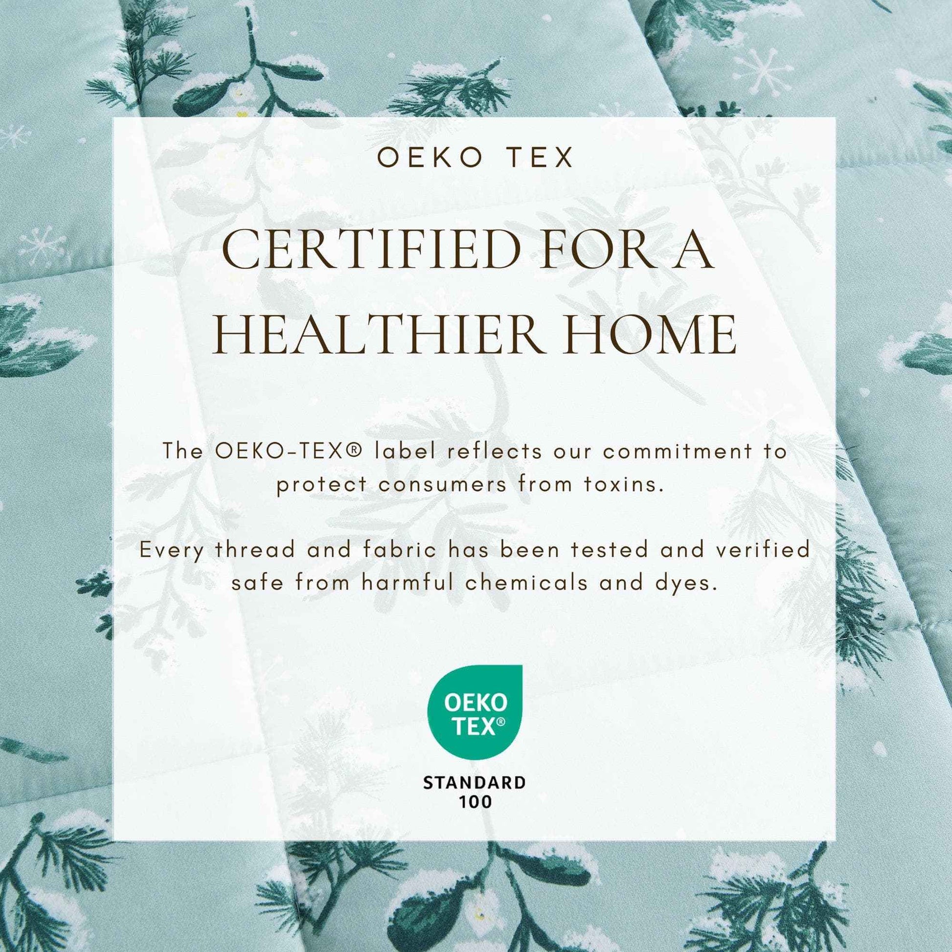 Reversible Christmas Comforter and Sham Set - Holiday / Lodge Odette Collection