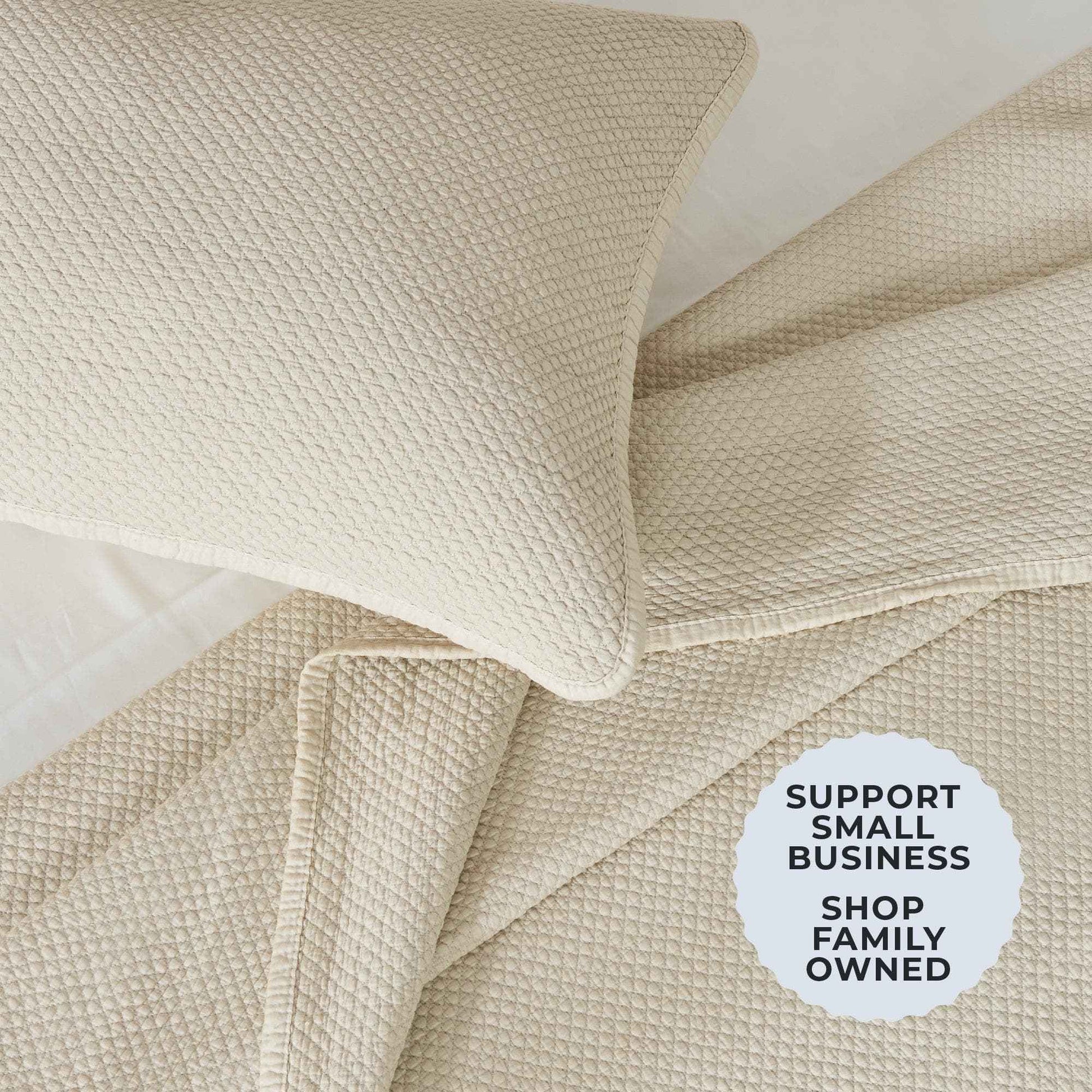 Stonewashed Relaxed Quilt Set - Vittoria Collection