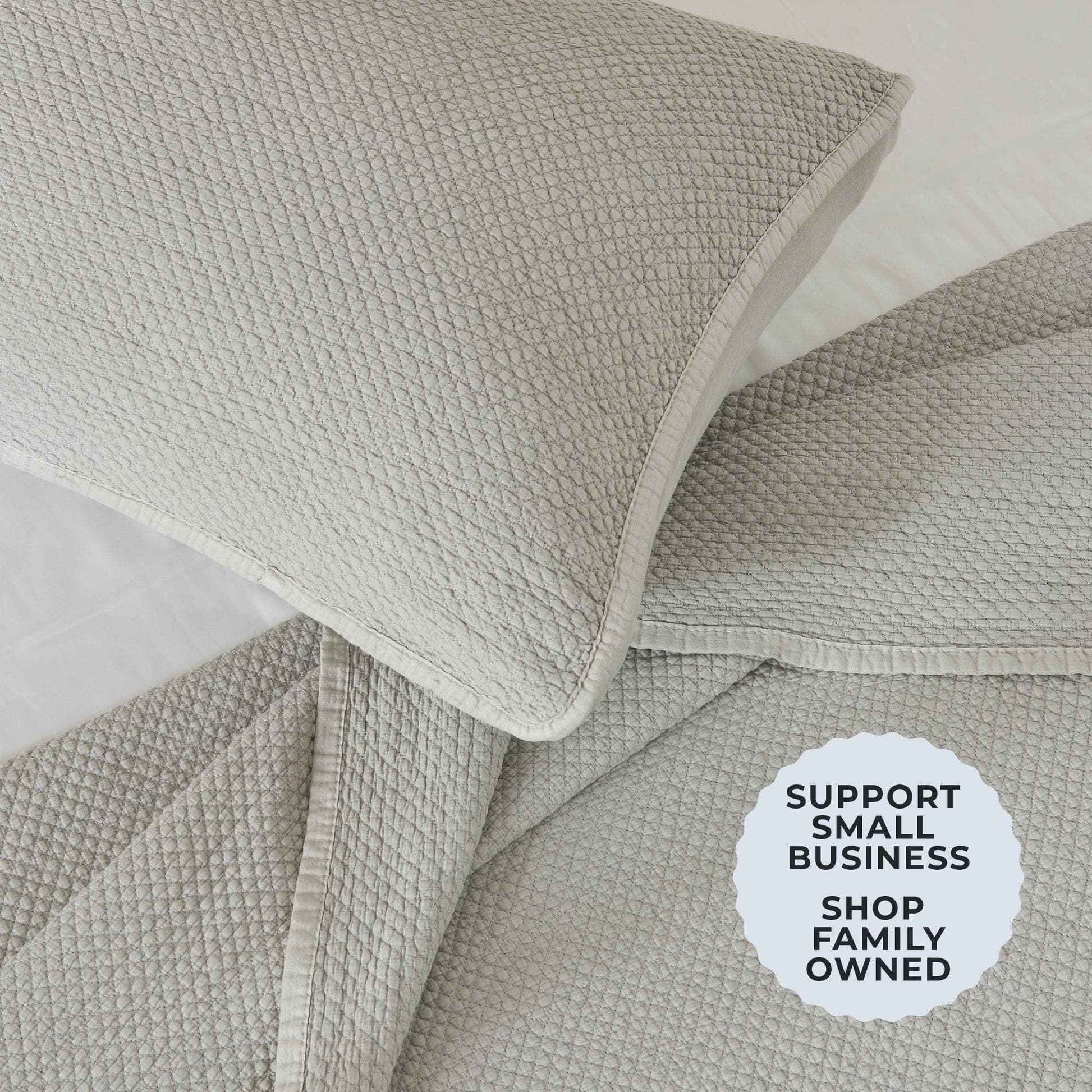Stonewashed Relaxed Quilt Set - Vittoria Collection