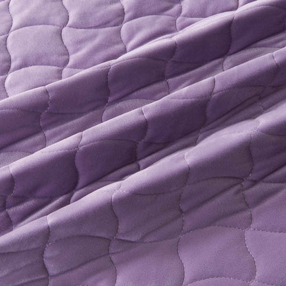 Velvet Box-Stitched Quilt Set - Vivica Collection