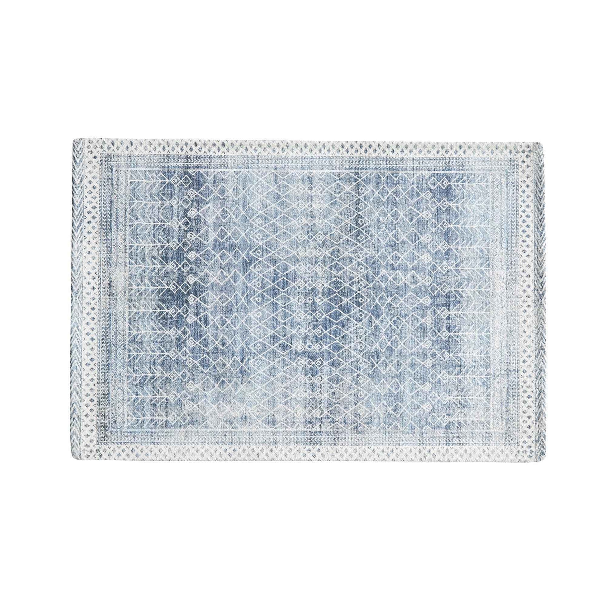 Distressed Moroccan Machine Washable Accent Area Rug 5' x 7' - Neve Collection