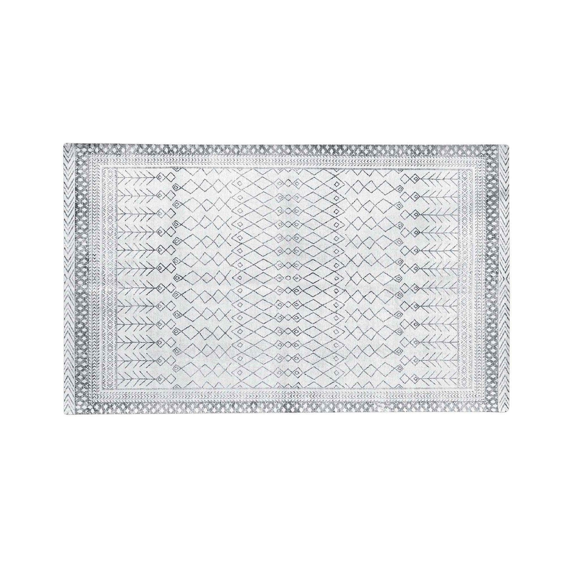 Distressed Moroccan Machine Washable Accent Area Rug 5' x 7' - Neve Collection