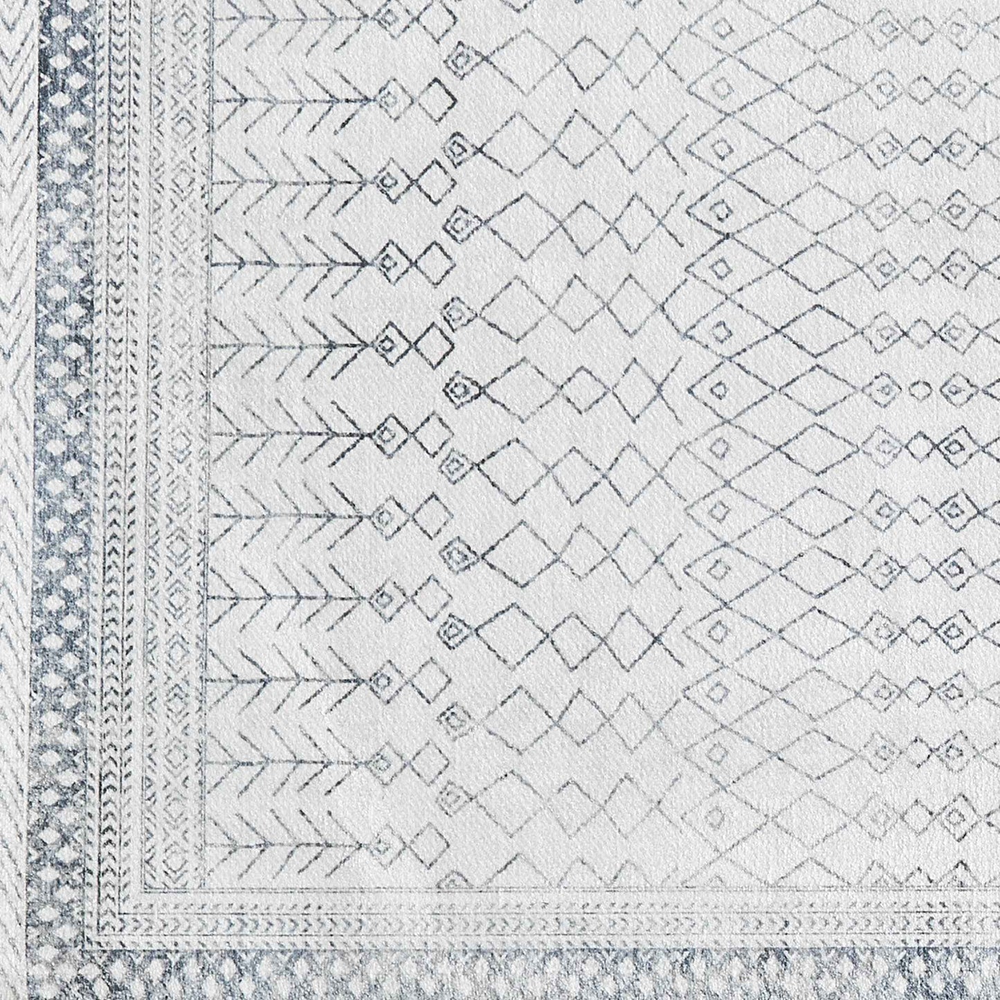 Distressed Moroccan Machine Washable Accent Area Rug 5' x 7' - Neve Collection
