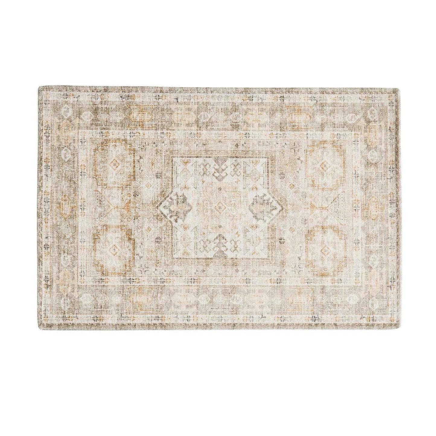 Medallion Machine Washable Accent Area Rug 3' x 5' - Nava Collection