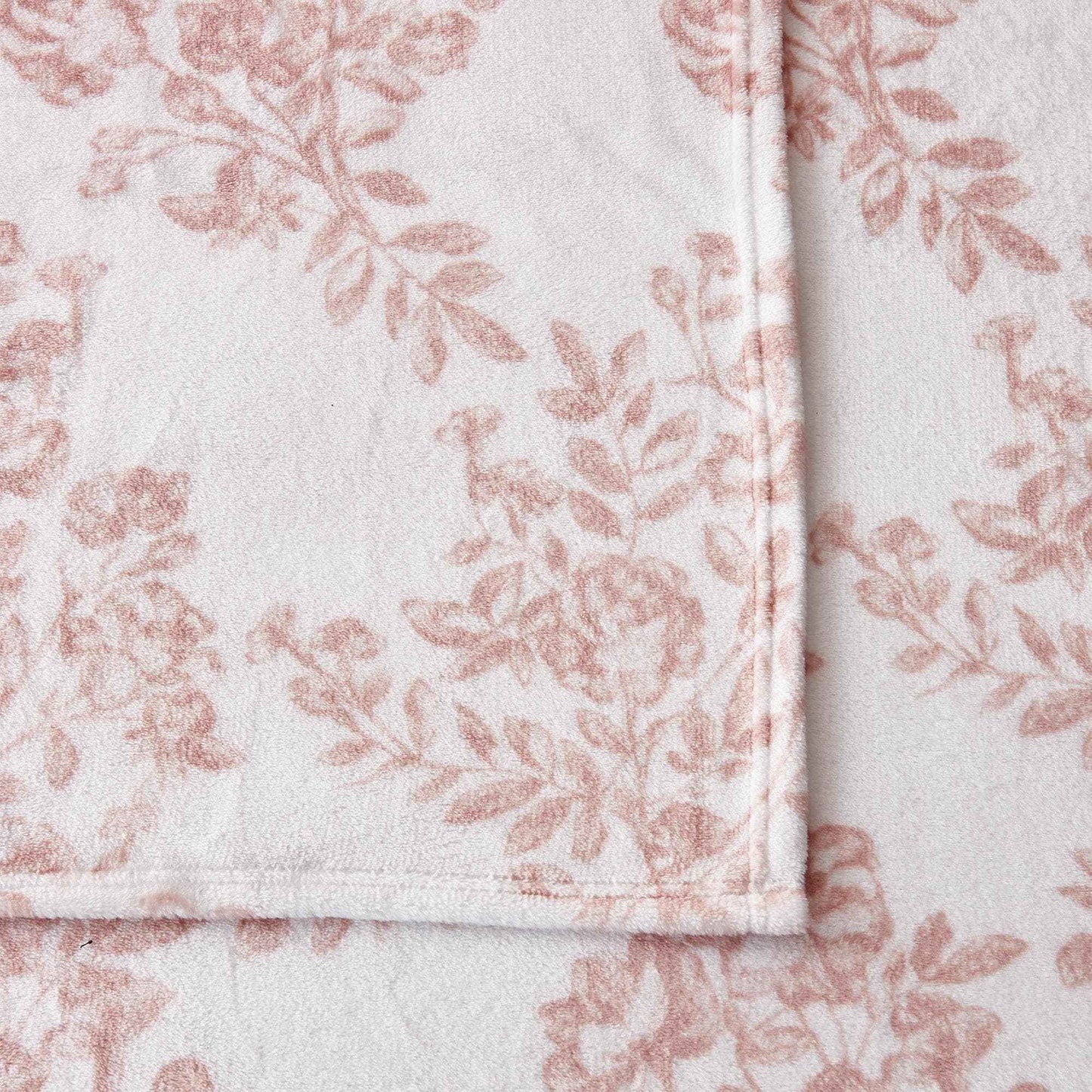 4-Piece Printed Plush Sheet - Velvet Luxe Lattice Collection