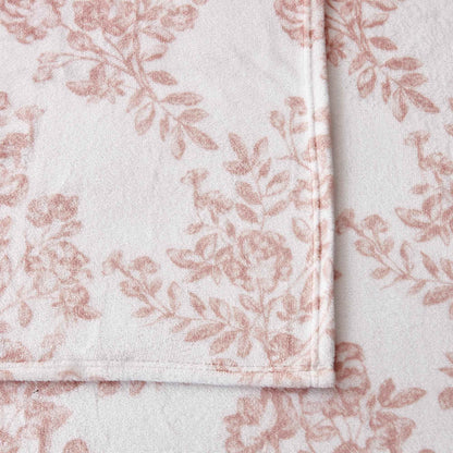 4-Piece Printed Plush Sheet - Velvet Luxe Lattice Collection