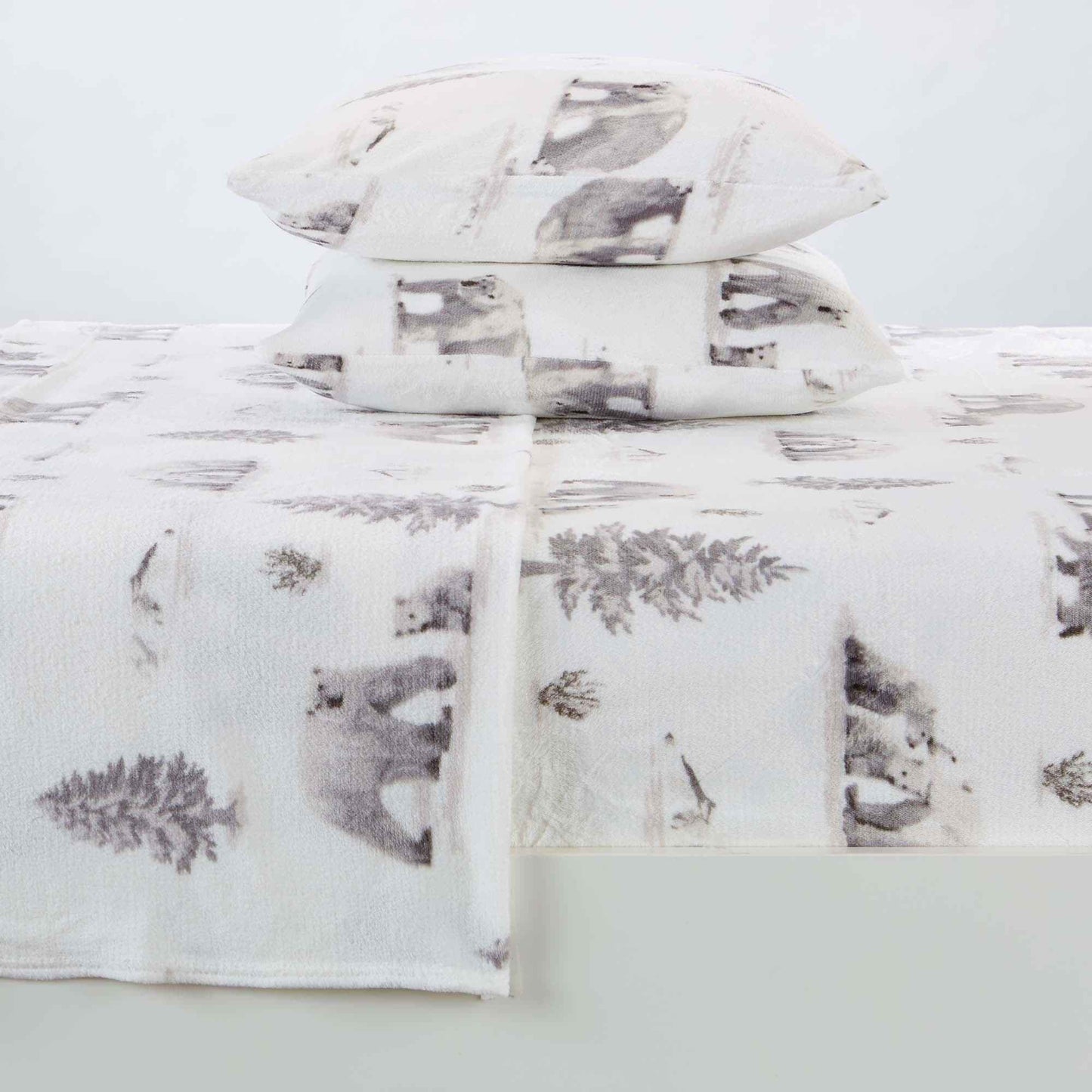 Printed Plush Sheet - Velvet Luxe Collection