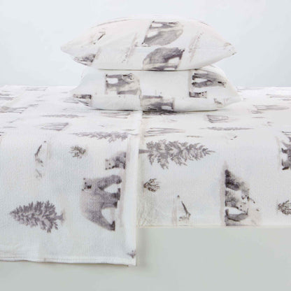 Printed Plush Sheet - Velvet Luxe Collection