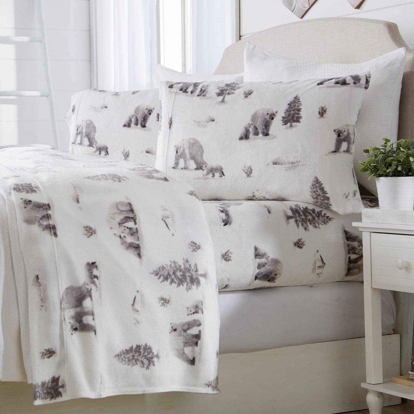 Printed Plush Sheet - Velvet Luxe Collection