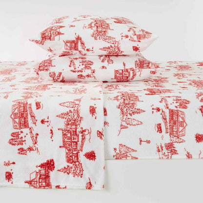 Printed Plush Sheet - Velvet Luxe Collection