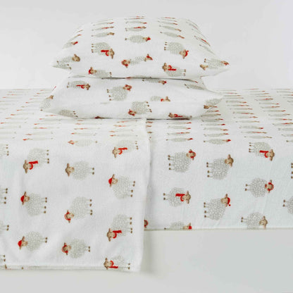 Printed Plush Sheet - Velvet Luxe Collection