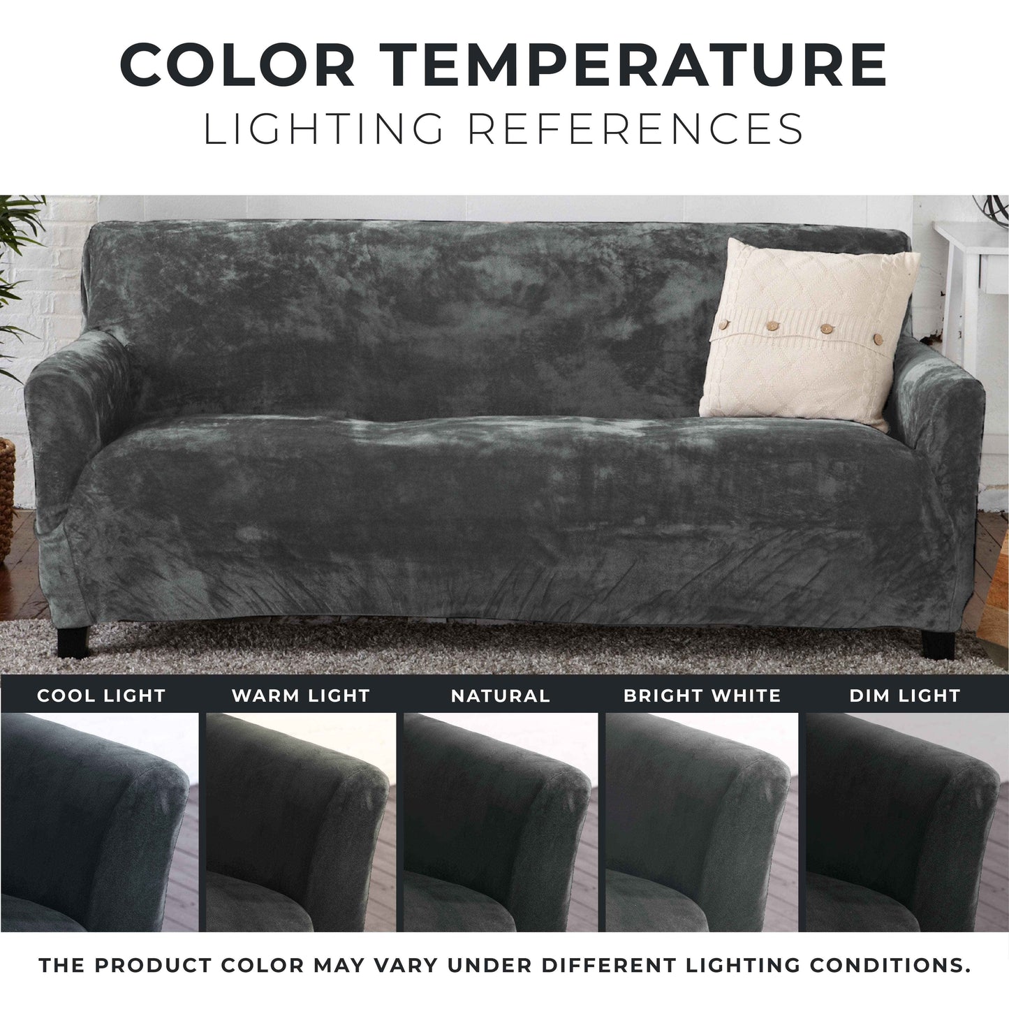 Velvet Stretch Slipcover - Gale Collection