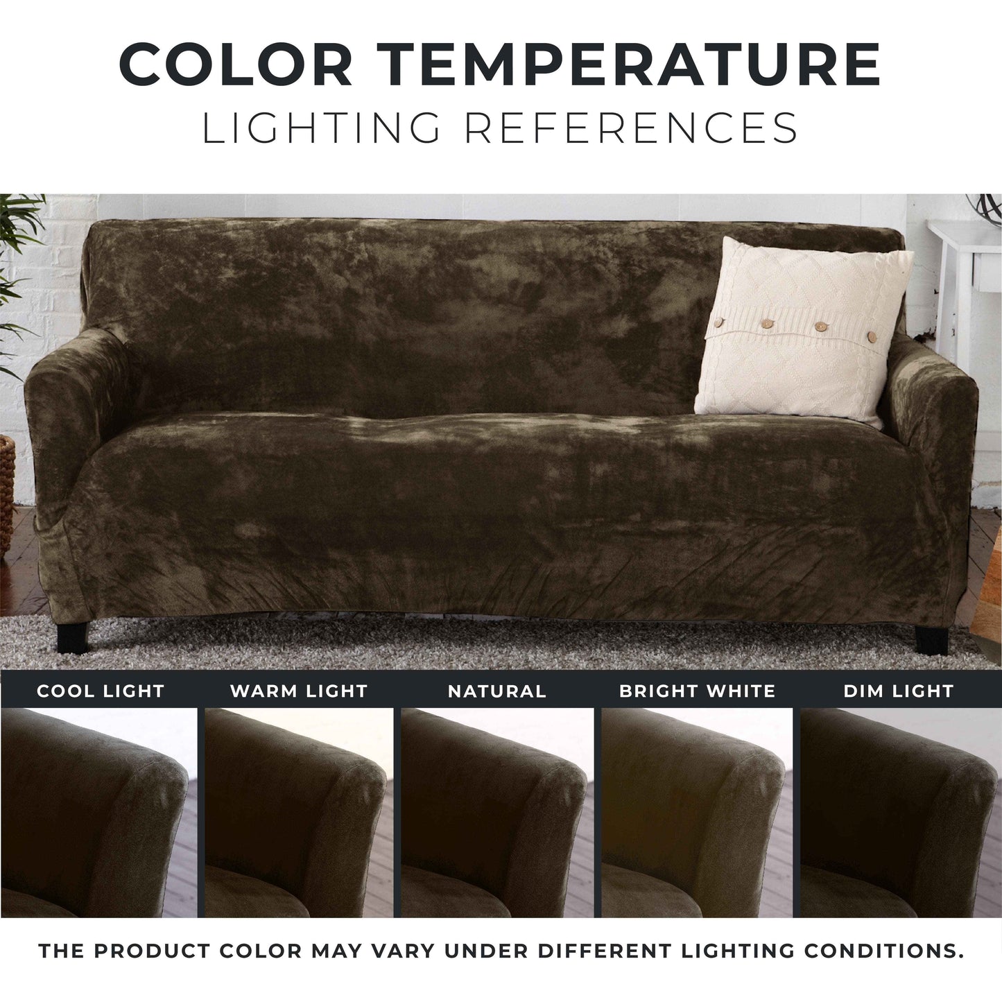 Velvet Stretch Slipcover - Gale Collection