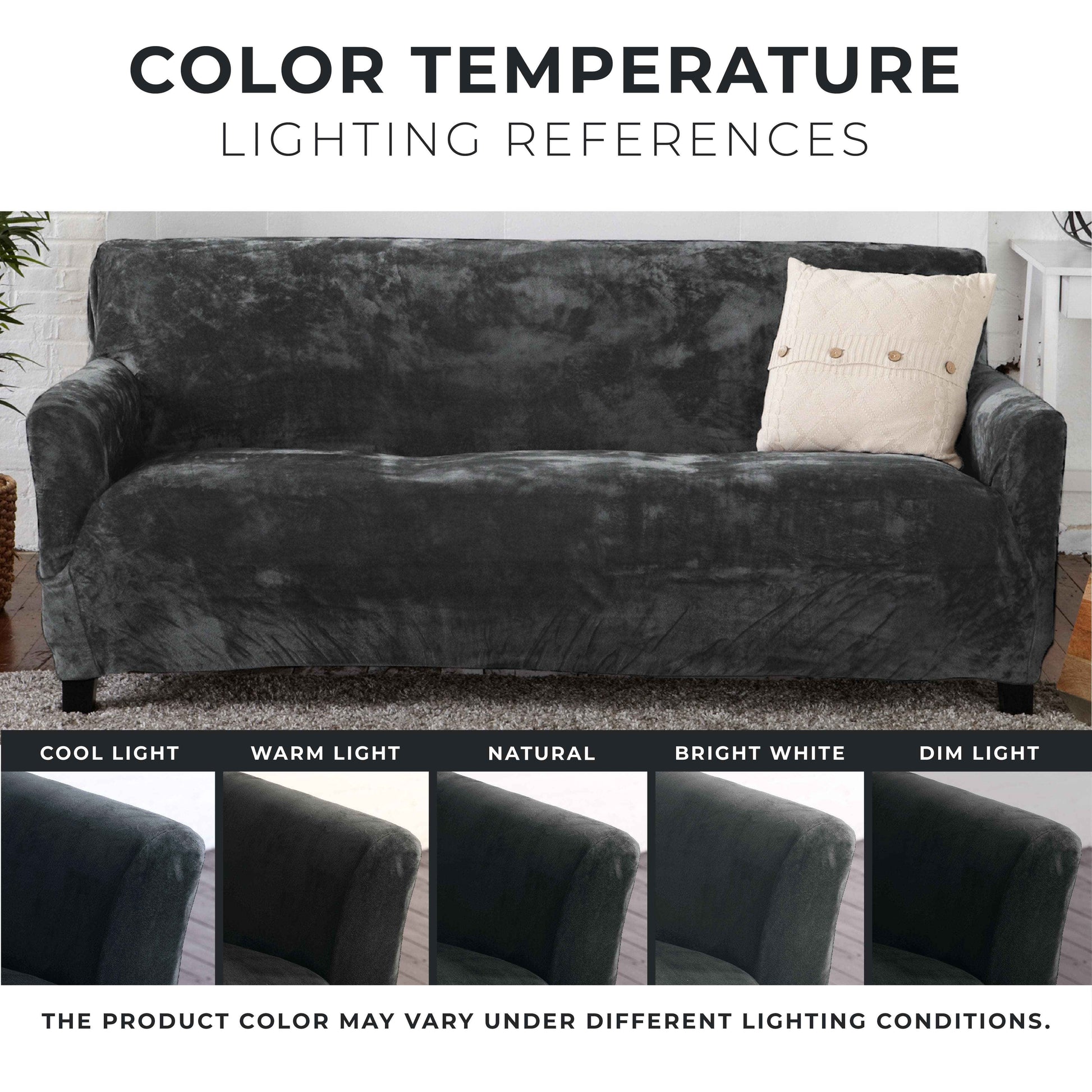 Velvet Stretch Slipcover - Gale Collection