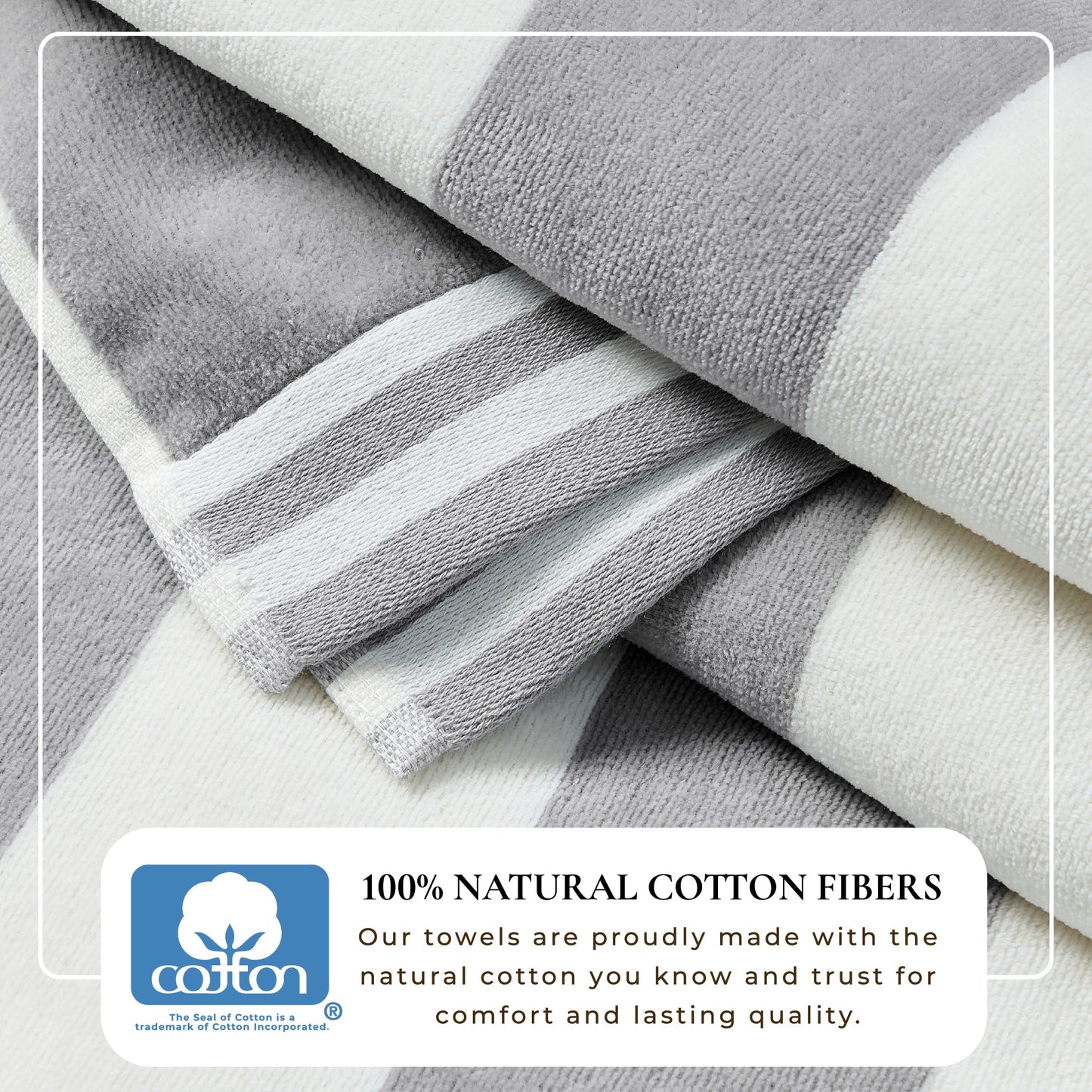 Striped Cabana Beach Towel - Edgartown Collection