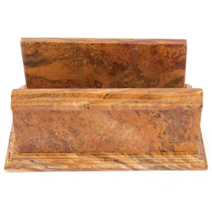 Hand Towel Holder of Multi Brown Onyx - PoshaBella