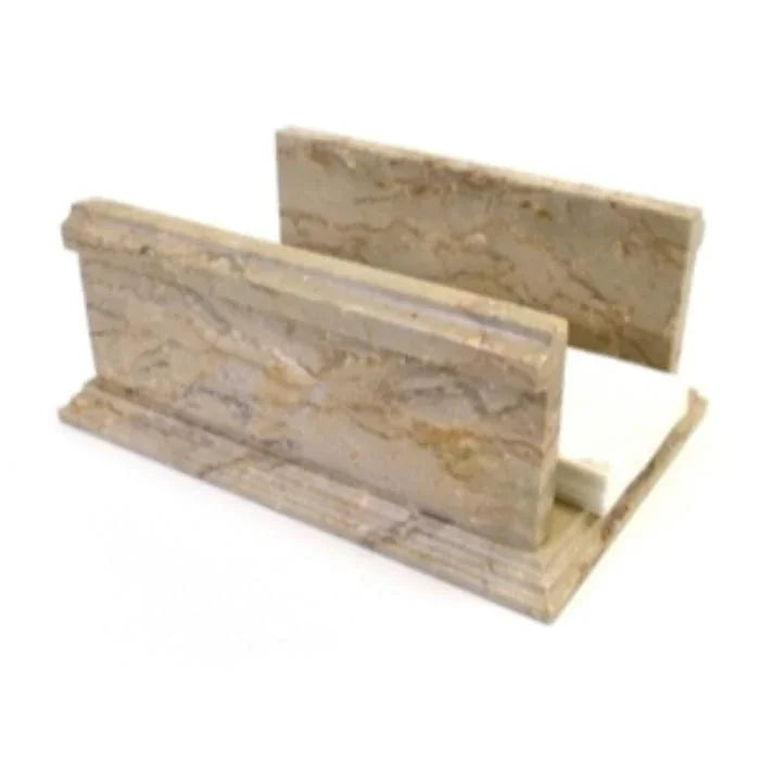 Hand Towel Holder of Sahara Beige Marble - Bathroom Accessories of Atlantic Collection - PoshaBella