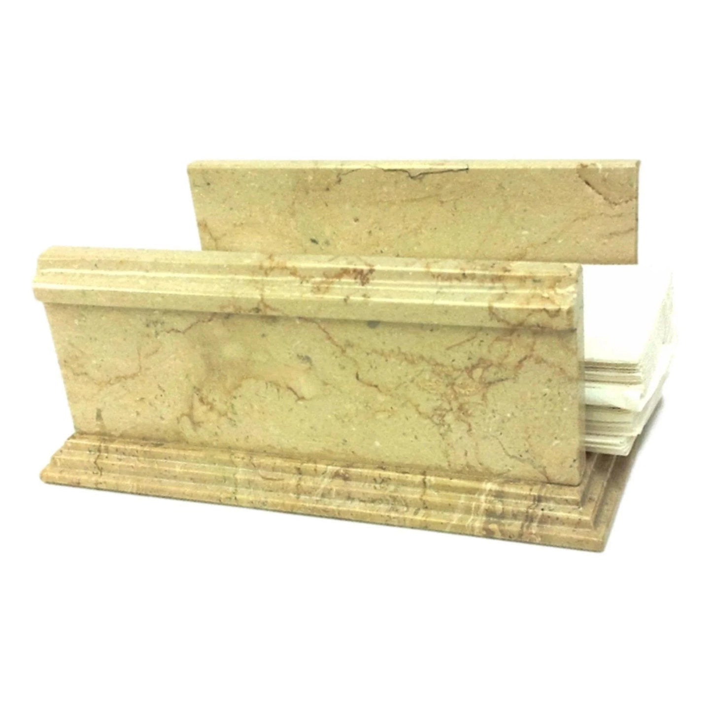 Hand Towel Holder of Sahara Beige Marble - PoshaBella