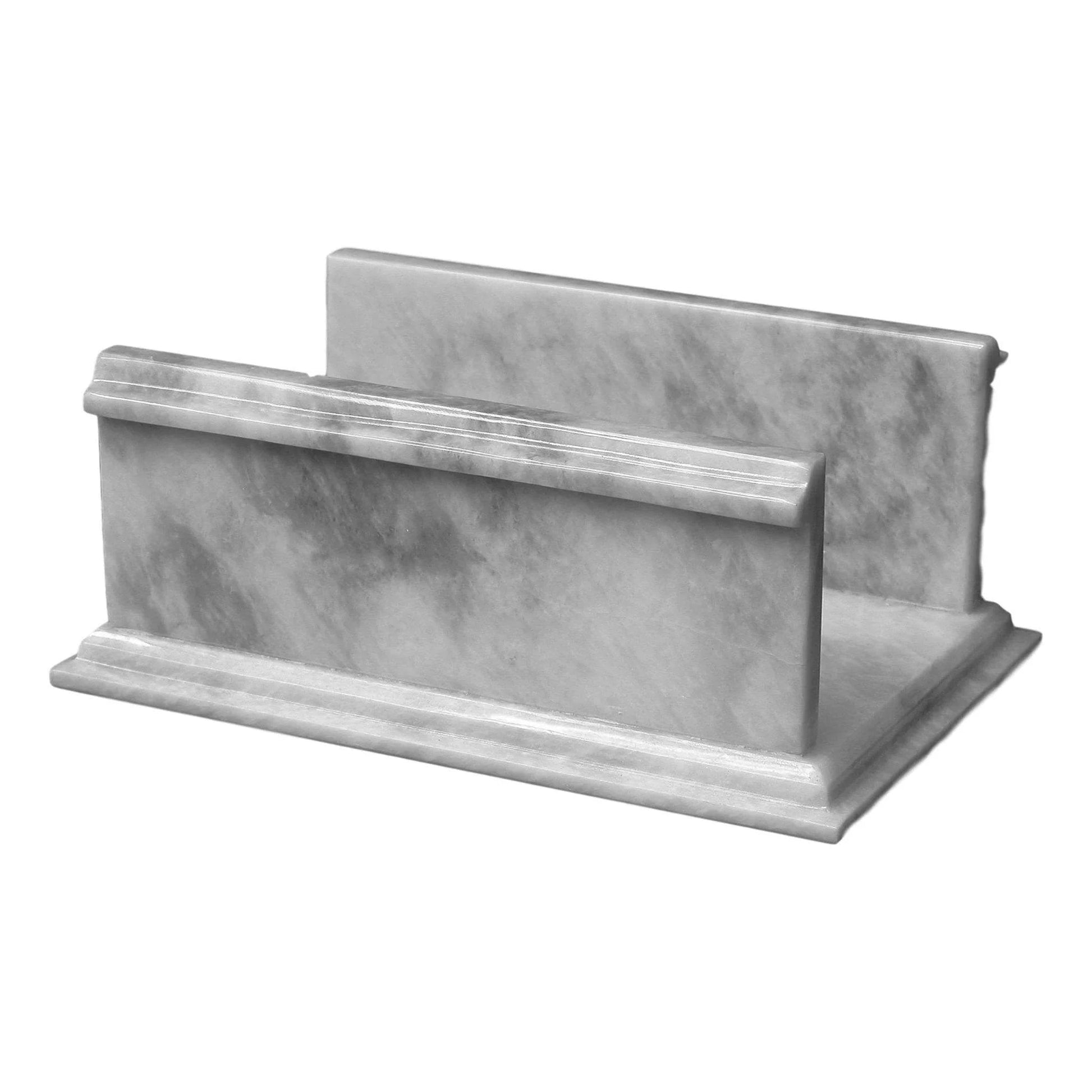 Hand Towel Holder of White Marble - PoshaBella