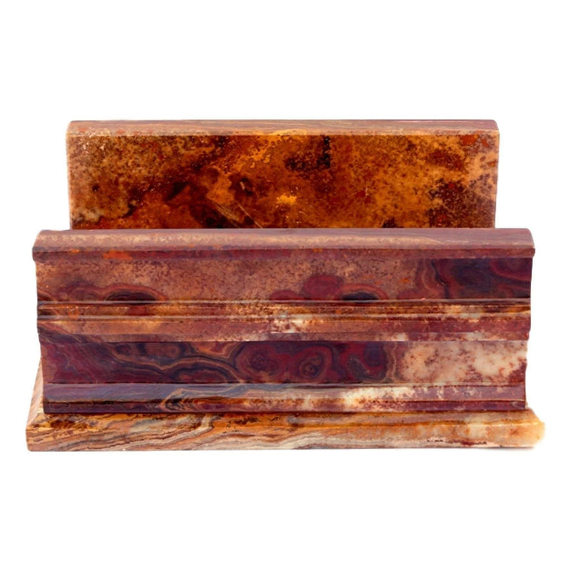 Hand Towel Holderof Multi Brown Onyx