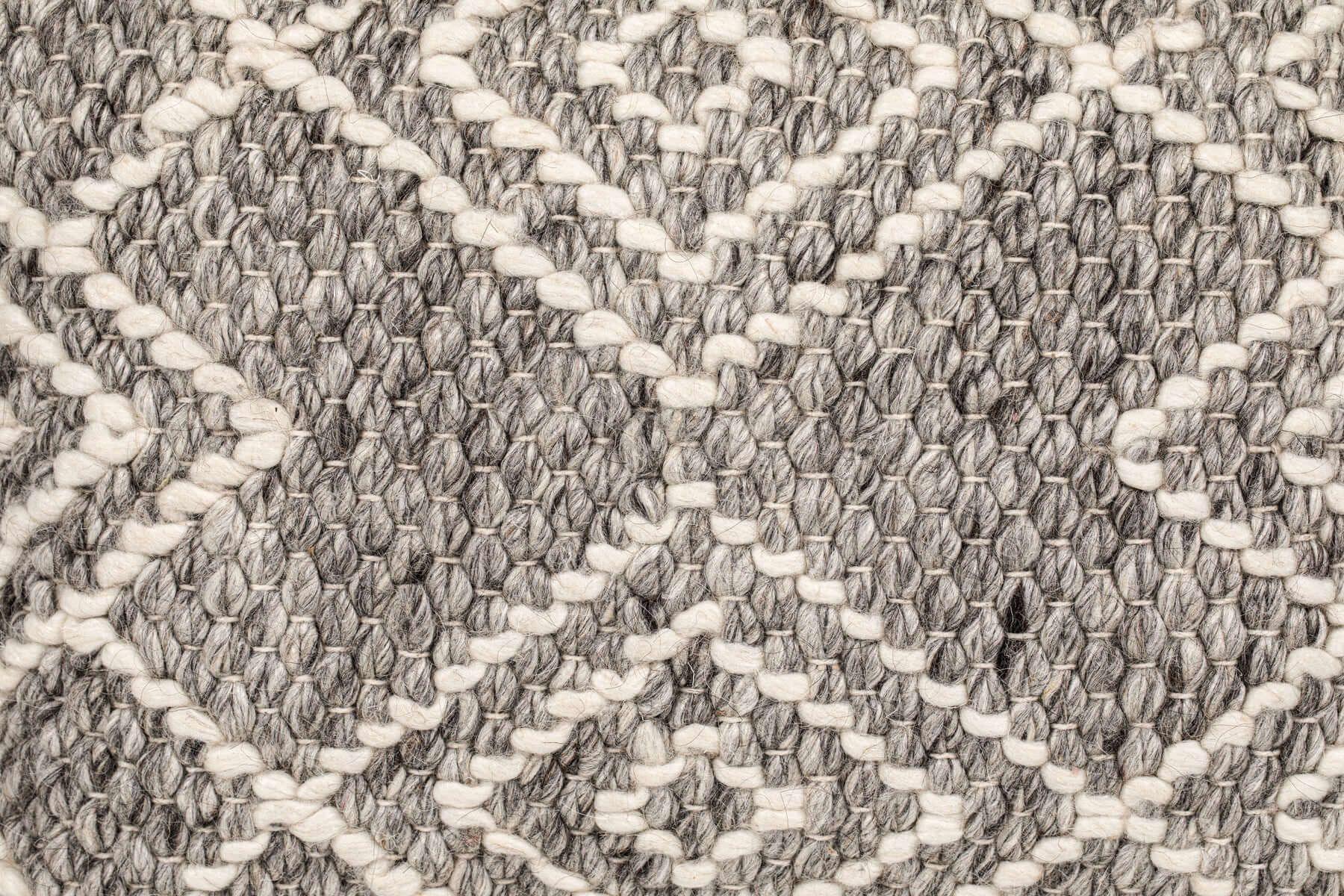 Handwoven Grey Diamond Pillow Covers - PoshaBella