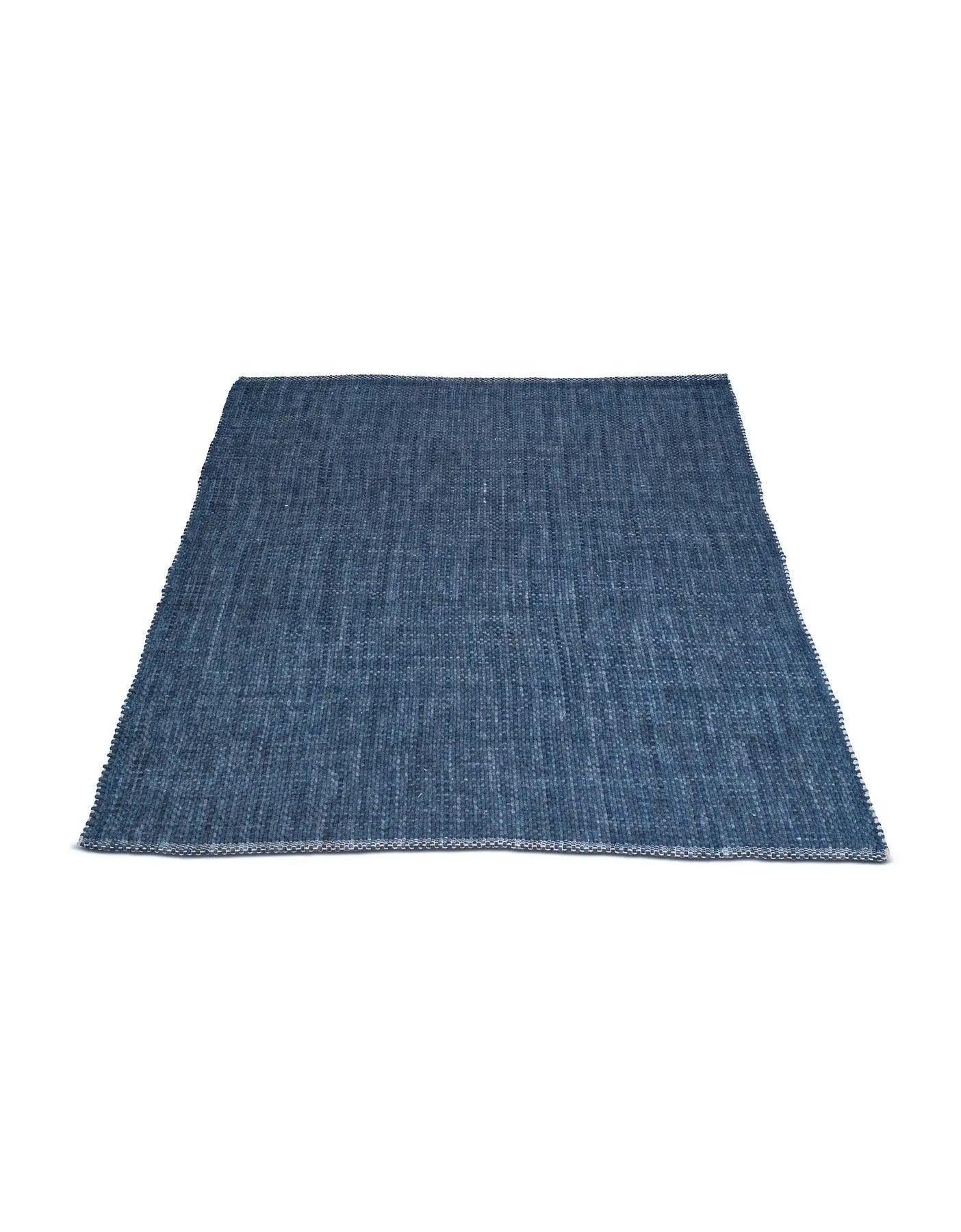 Handwoven Luxe Indigo Rug - PoshaBella