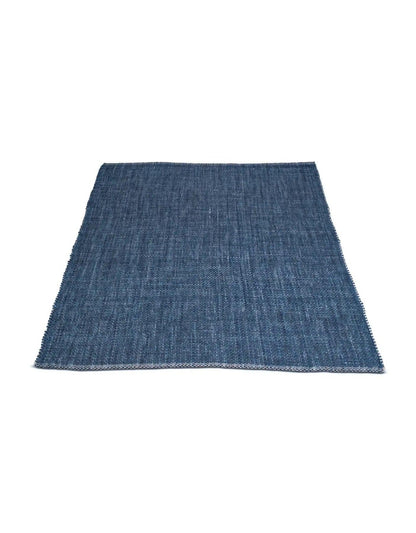 Handwoven Luxe Indigo Rug - PoshaBella